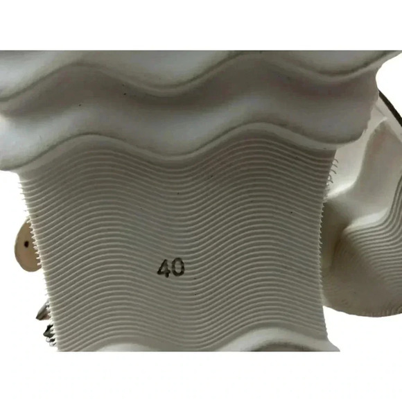 Luca Grossi Womens Sandals Green Leather Alligator Slingback Buckle 40 - Picture 11 of 11